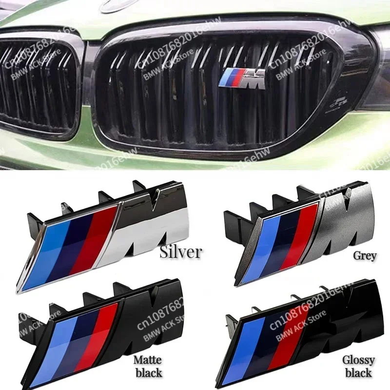 ل BMW M شعار X1 X2 X3 X4 X5 X6 F48 G01 E84 E83 F39 F10 F30 G11 G07 G86 G80 G60 E60 E46 ثلاثية الأبعاد سيارة الجبهة مصبغة شارة شعار