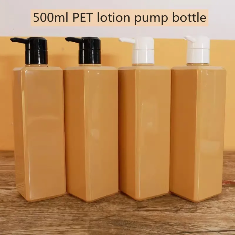 

5/20pcs 500ml Empty Lotion Pump Bottle Shower Gel Lotion Shampoo and Conditioner Bathroom Plastic Refillable Container