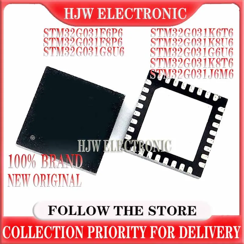 

STM32G031F8P6 STM32G031F6P6 STM32G031J6M6 STM32G031K8T6 STM32G031G6U6 STM32G031K8U6 STM32G031K6T6 STM32G031G8U6