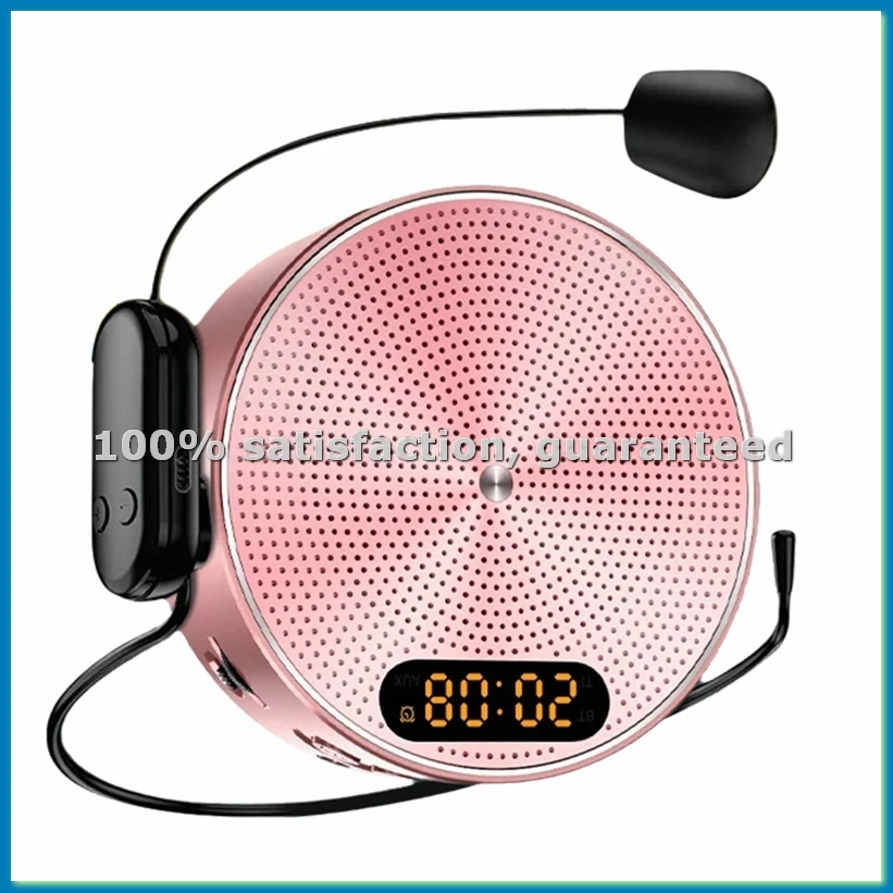

Портативная Bluetooth-колонка с часами и микрофоном для учителей и гидов (проводная/беспроводная) - A51M