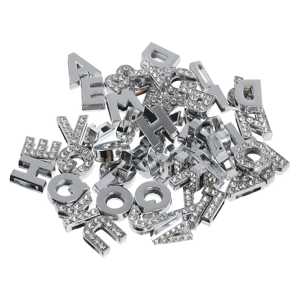 26Pcs DIY Jewelry Letter Pendants Charms for Bracelets Necklaces – Alloy Craft Supplies