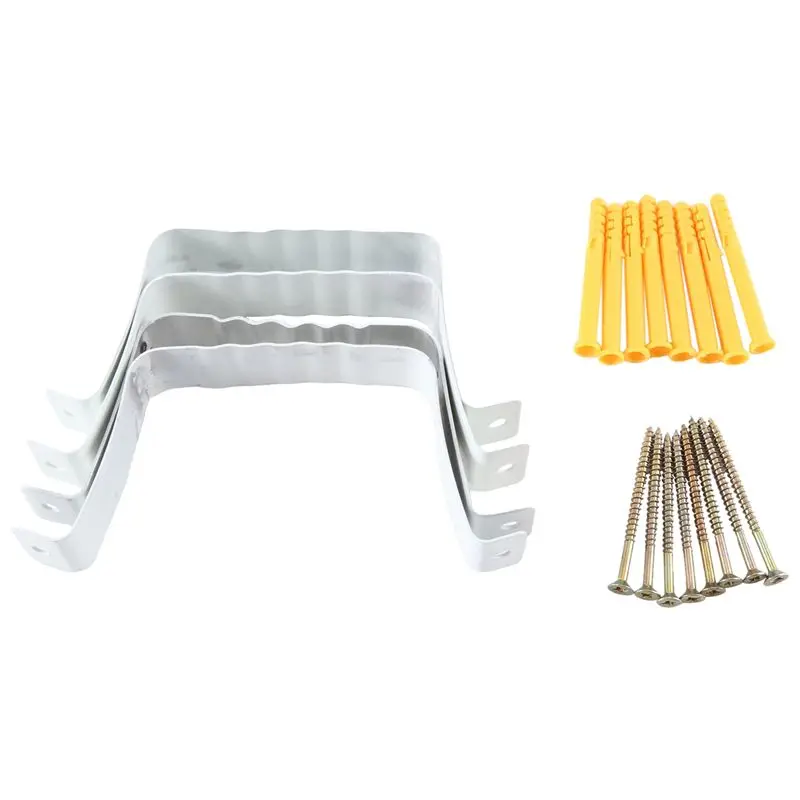 PERFECT MODERN Downspout Adapter Gutter Downspout Strap 3X4 Leader Strap 3X4 (4 Pack)