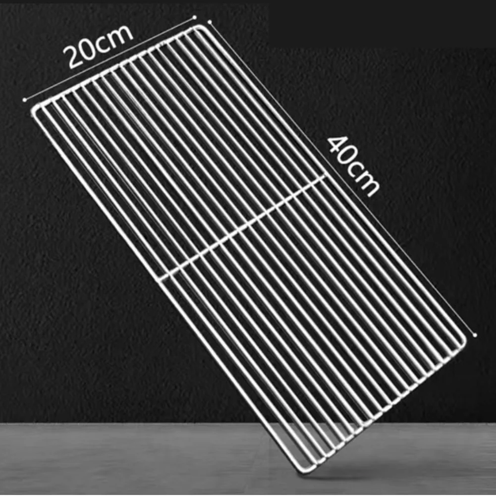 

Oven Grill Rack Stainless Steel for Baking Cooling For Cakes Bread BBQ Mesh 20x40cm 30x40cm 30x50cm Thick Wire Design
