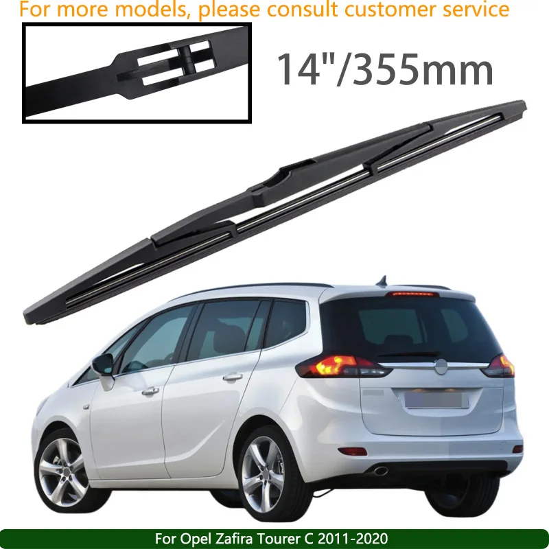 

For Opel Zafira Tourer C 2011-2020 Car Accessories 14" Rear Windshield Windscreen Washer Wiper Blade