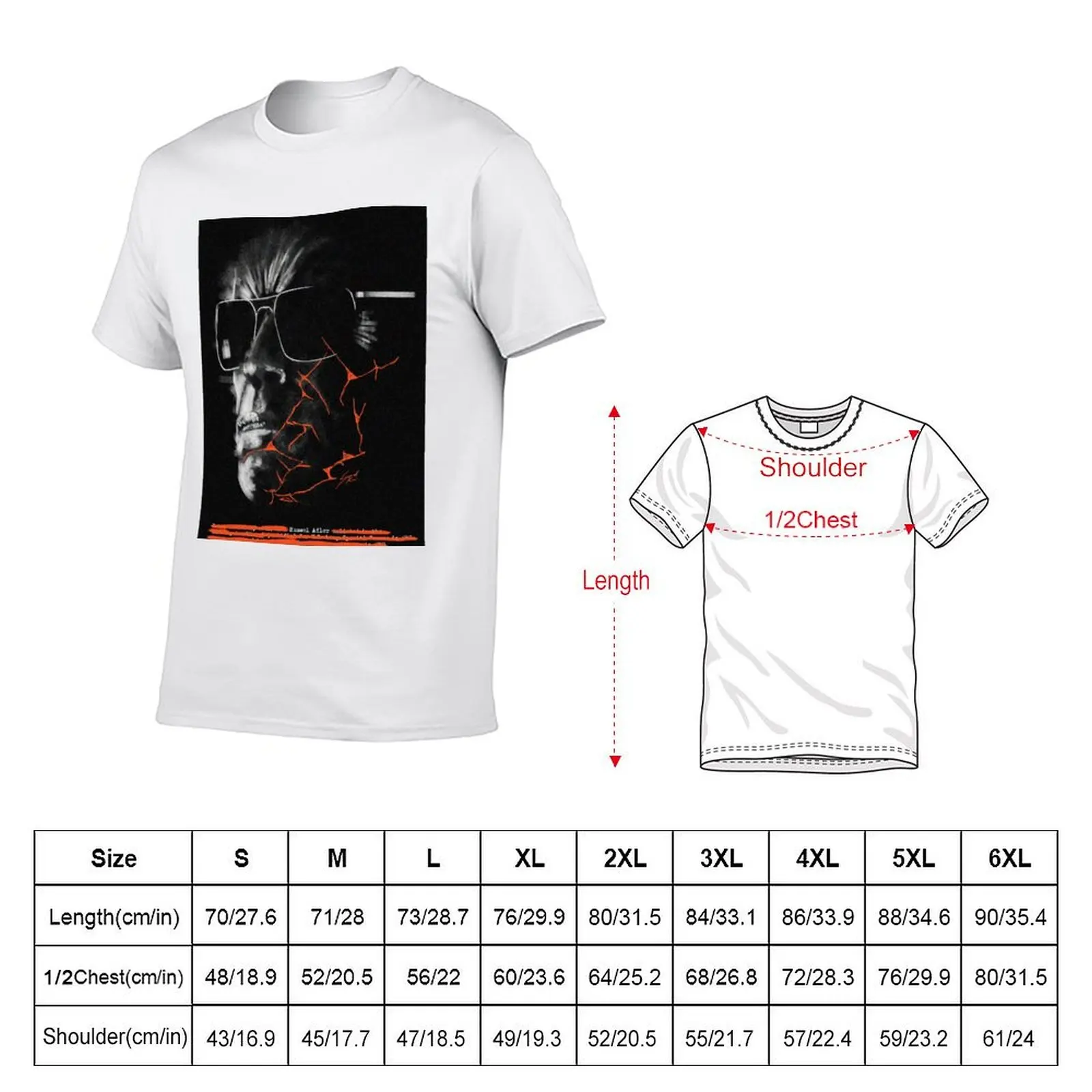 Russel Adler- Illustration T-Shirt man tshirt mens graphic t shirts t shirt men luxury brand