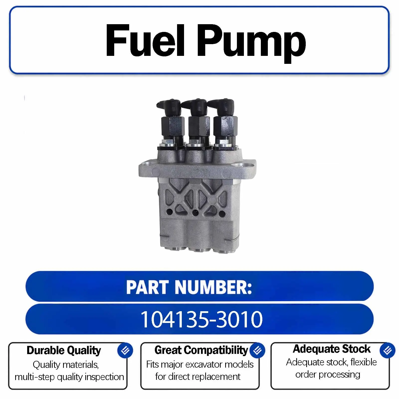 Fuel Injection Pump SBA131017510 For New Holland Mower CM272 CM274