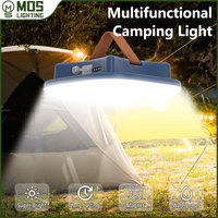 MOSLIGHTING 30W 50W 80W Super Fast Rechargeable RGB Portable Camping Light High Power Outdoor Emergency Light Fishing Adventure