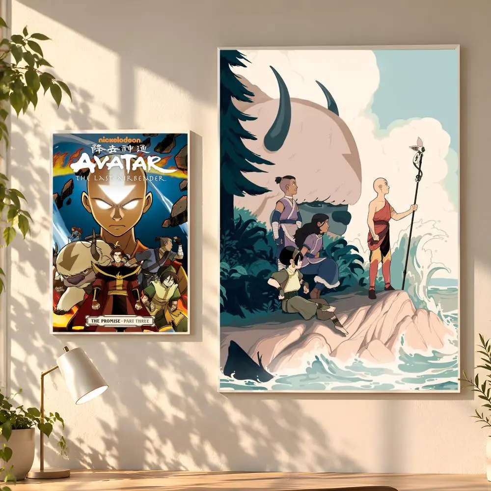 Cartoon A-Avatar The L-Legend Korra Poster Creative Room Art For Dorm Bedroom Study Apartment Home Gift