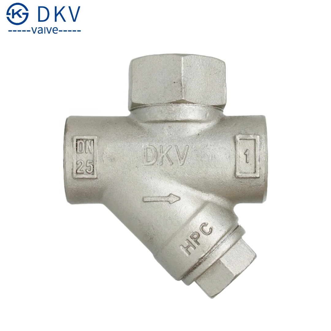 TLF DKV TD42 ステンレス鋼 熱力学式スチームトラップ PN16 BSP NPT ネジ式スチームトラップ ステンレス鋼304 蒸気用