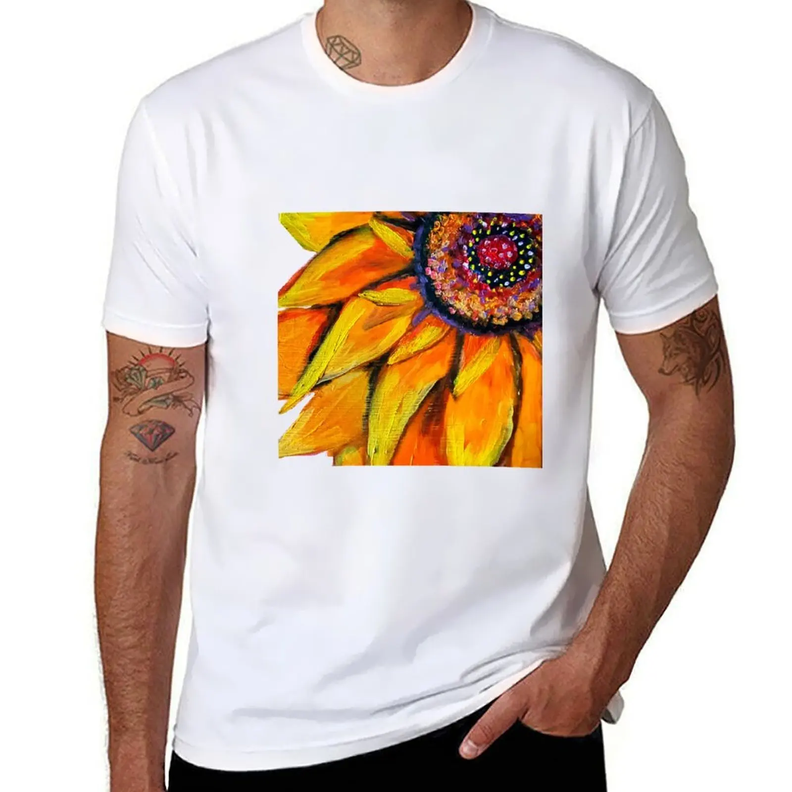 

Sunflower T-Shirt man t shirts cotton man t shirts graphic T-Shirt