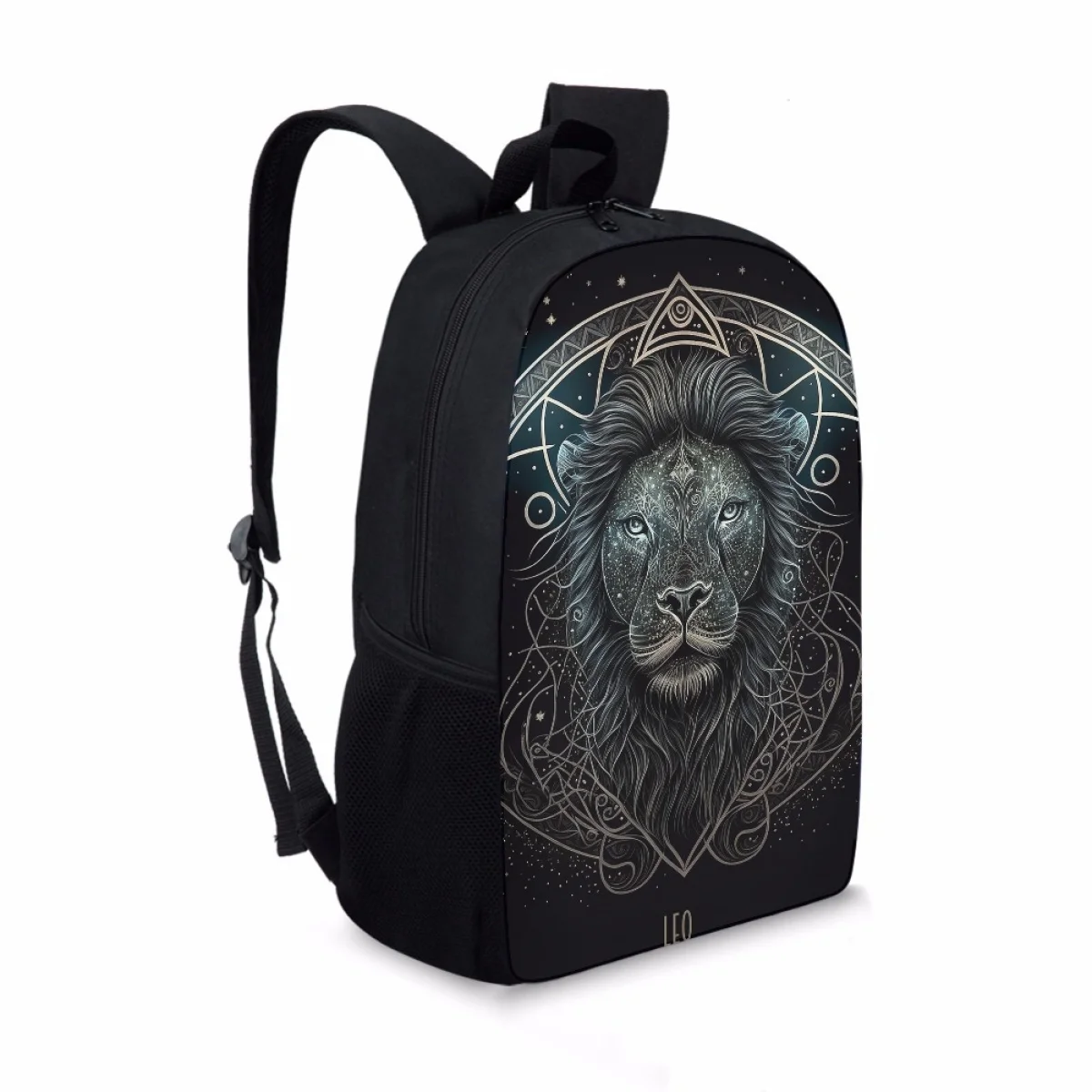 Moda na moda legal leão 3d impressão sacos de escola para universit adolescente escola mochila grande-capacidade unisex bookbag portátil