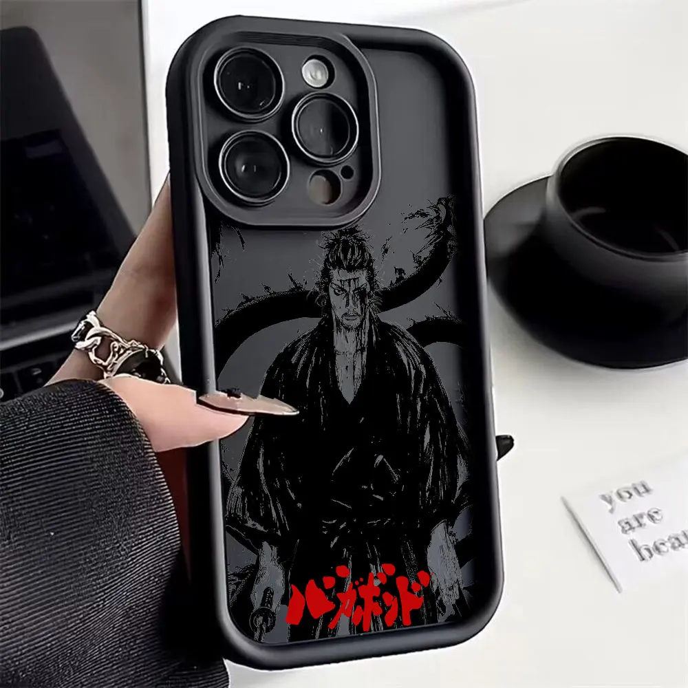 Japanese Anime Vagabond Samurai Phone Case for Motorola Moto Edge G15 G24 50 G35 G34 E14 G75 G PLAY G85 60 Neo Fusion Pro 4G 5G - view 5