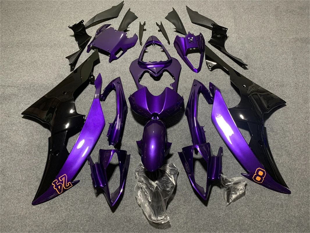 Fairings Kit Fit For Yzf R6 2008 2009 2010 2011 2012 2013 2014 2015 2016 Bodywork Set Injection Bright purple black