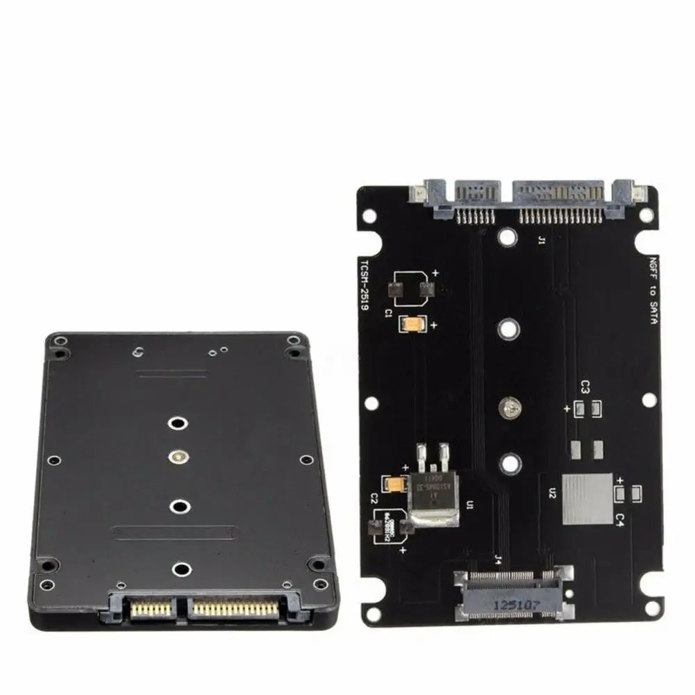 M.2 NGFF SSD MSATA To 2.5inch SATA Case Serial Port External Built-In Hard Disk Box Msata To Sata 3 3.0