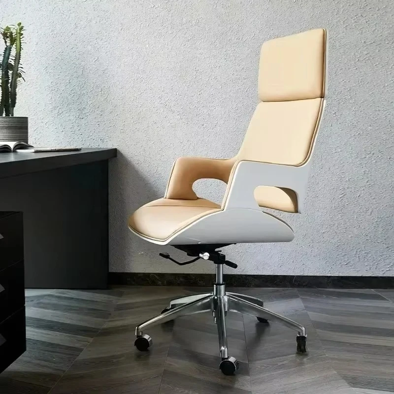 Modern Design Luxury Office Chair Comfortable Leather Ergonomic Backrest Spinning Wheel Game Chair Office Furniture