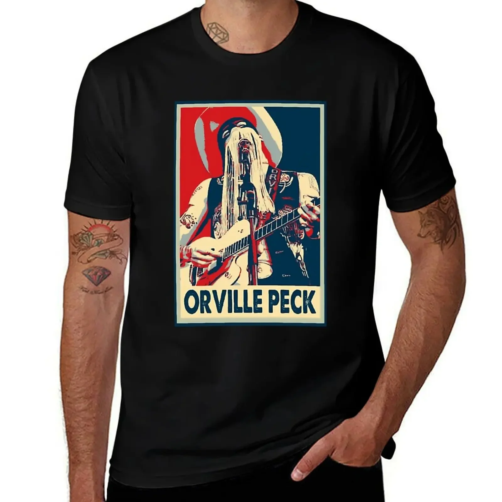 Orville music Peck Unmasked Intimate Portraits T-Shirt Luxury man Aesthetic clothing tshirts for men