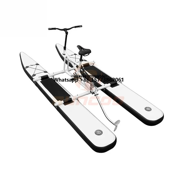 

Новый дизайн: надувной одноместный водный велосипед-катамаран, плавающий велосипед для продажи