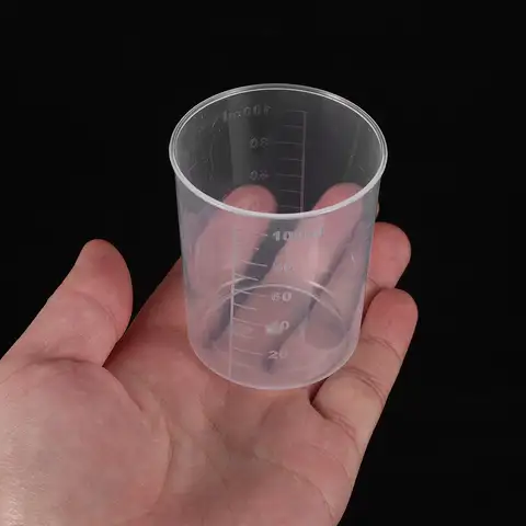 10Pcs Transparent Rice Measuring Cups Plastic Cooker Cups Clear Graduated Scale Cup for Rice Cooker Kitchen Baking Travel Use