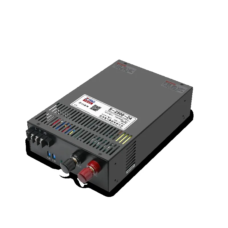 12V 200A 220V AC DC Industrial Power Adapter S-2500-24 2500W 24V 104A 48V 50A SMPS Switching Supply Single CE/FCC/ROHS for