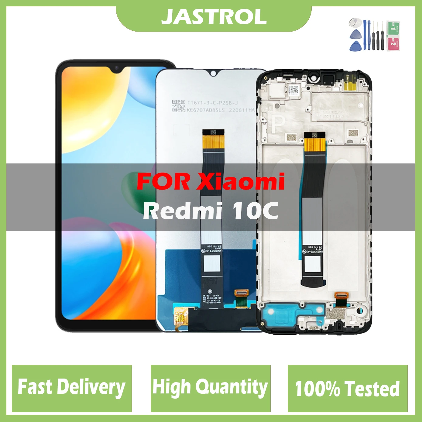 

6.71" Original LCD For Xiaomi Redmi 10c Lcd Display Touch Screen Digitizer Assembly For Redmi 10c lcd 220333QBI Display