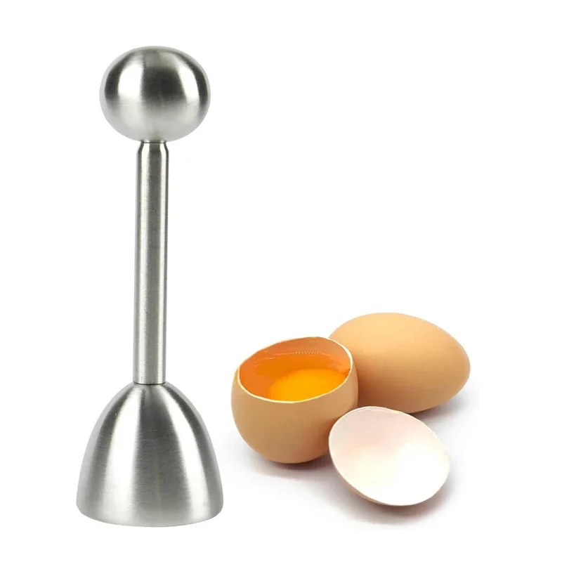 Stainless Steel Egg Cracker Topper Eggshell Cutter Egg Cracker Opener Shell Separator Remover Egg Cutting Tools Kitchen Tools