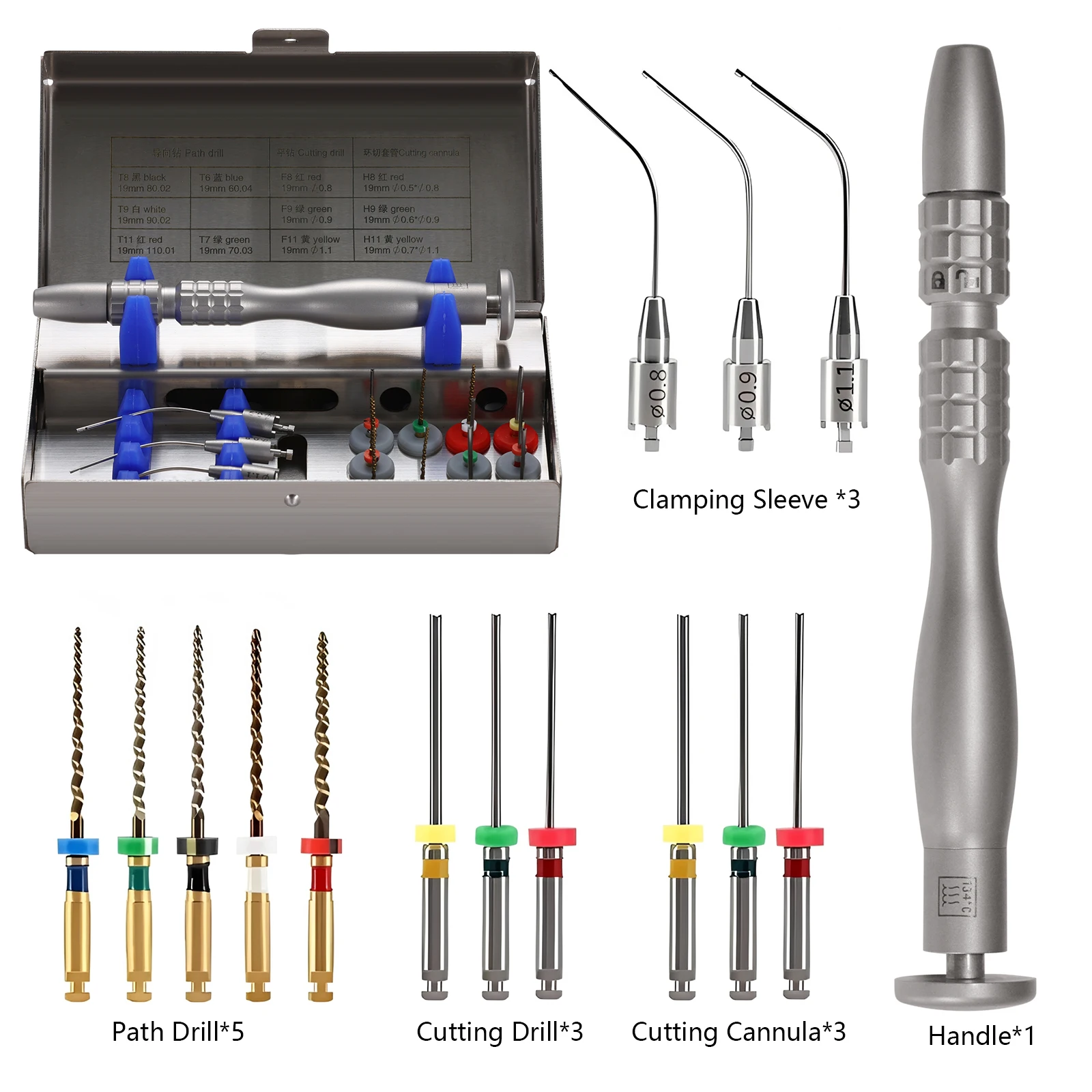 

Dental Endodontic Endo File Removal System Kit Root Canal File Extractor Holder Tools Endo Broken File Removal Instrument Set