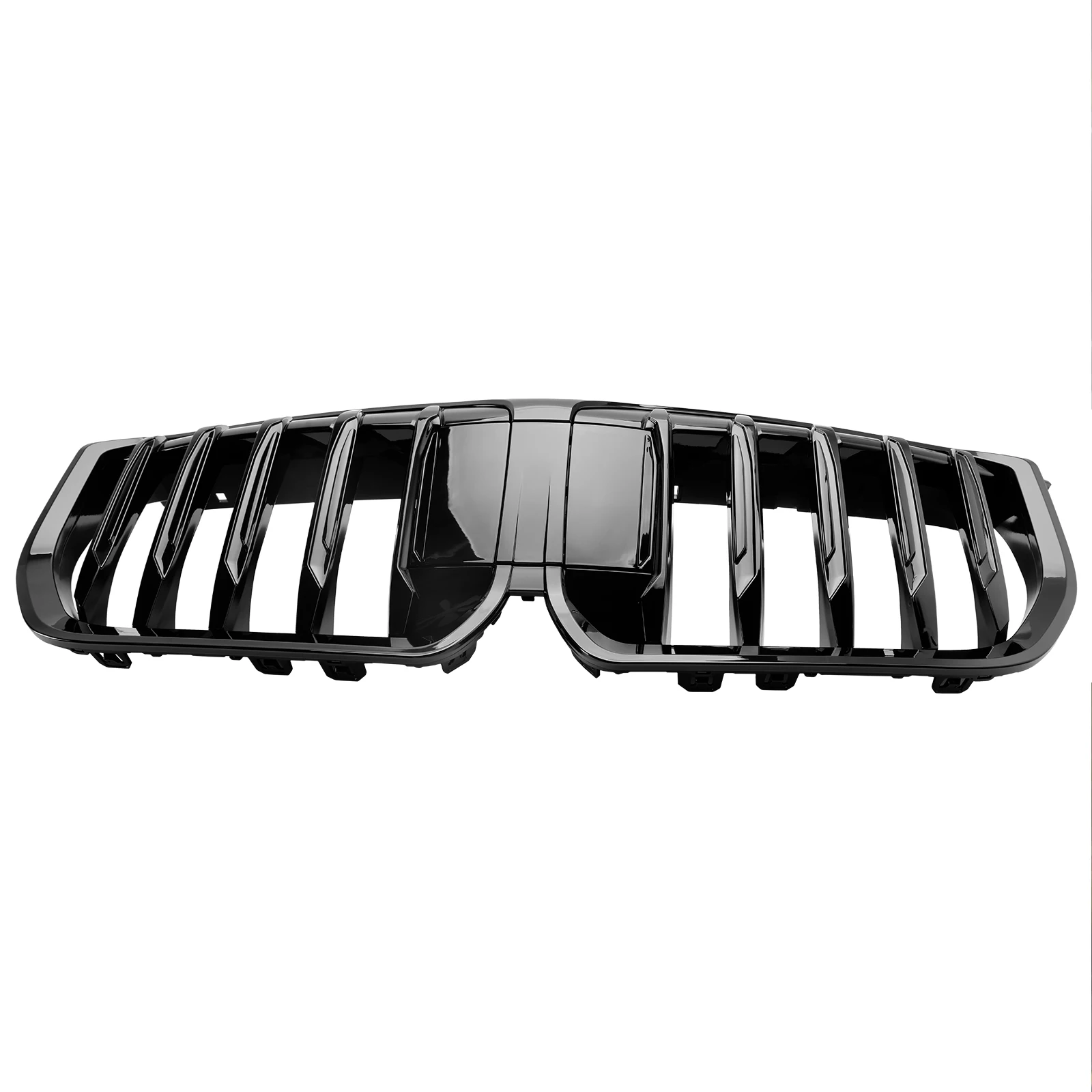 Artudatech المصد الأمامي الأسود اللامع شبكة الكلى مناسبة لسيارات BMW X1 U11 U12 2023-2024