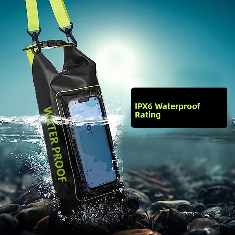 2L/5L PVC Outdoor Sport Phone Pouch Waterproof Dry Bag Swimming Waterproof Mobile Phone Bag Rafting Surfing Boating Storage Bag