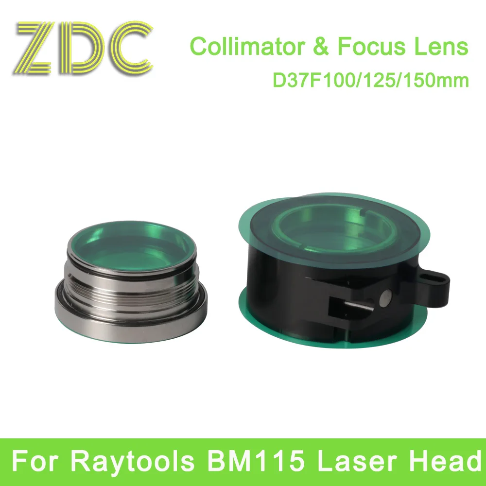 

Fiber Laser Raytools BM115 Collimating & Focusing Lens D37 F100 F150 F200 with Lens Holder for Raytools BM115 Laser Head