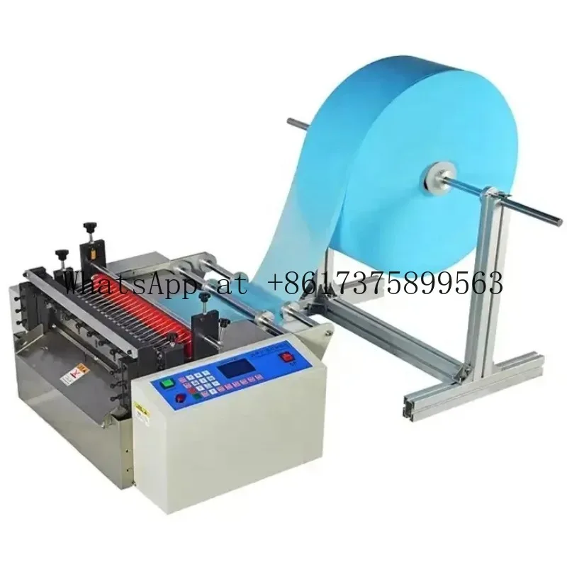 Automatic Self Adhesive Paper Sticker Roll Cutting Slitting Rewinding Machine