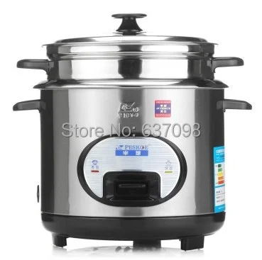 china guangdong Peskoe CFXB30-5M  electric  household mini rice cooker 3liters 220v Full stainless steel  110-220-240v