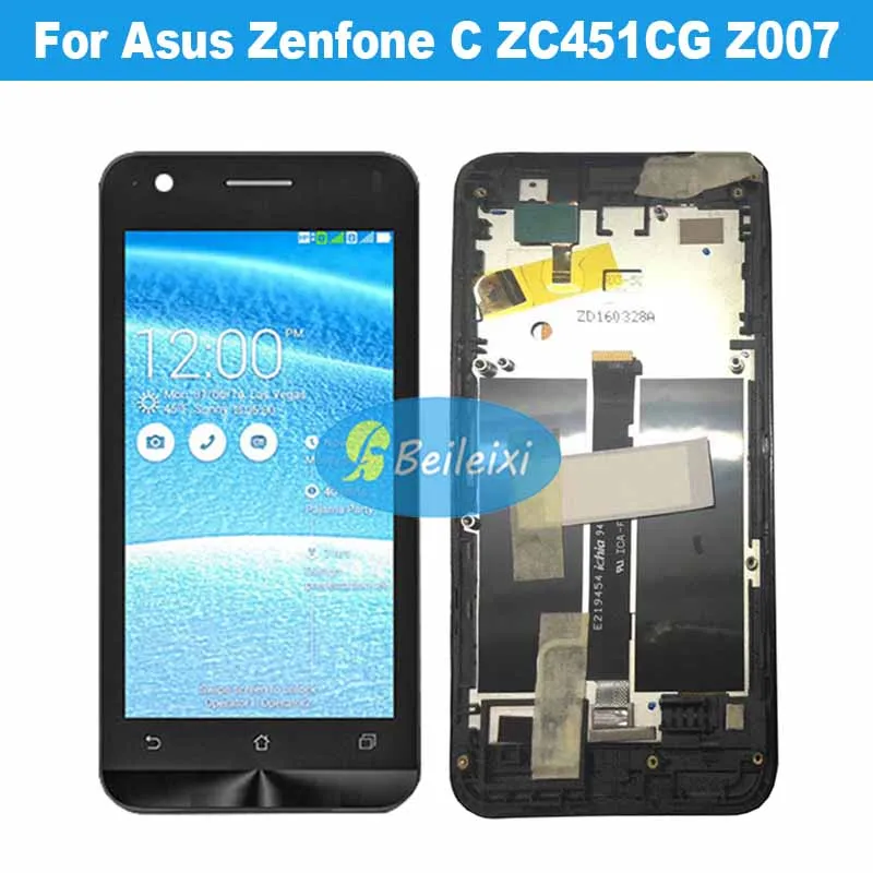 For Asus Zenfone C ZC451CG Z007 LCD Display Touch Screen Digitizer Assembly Replacement Part