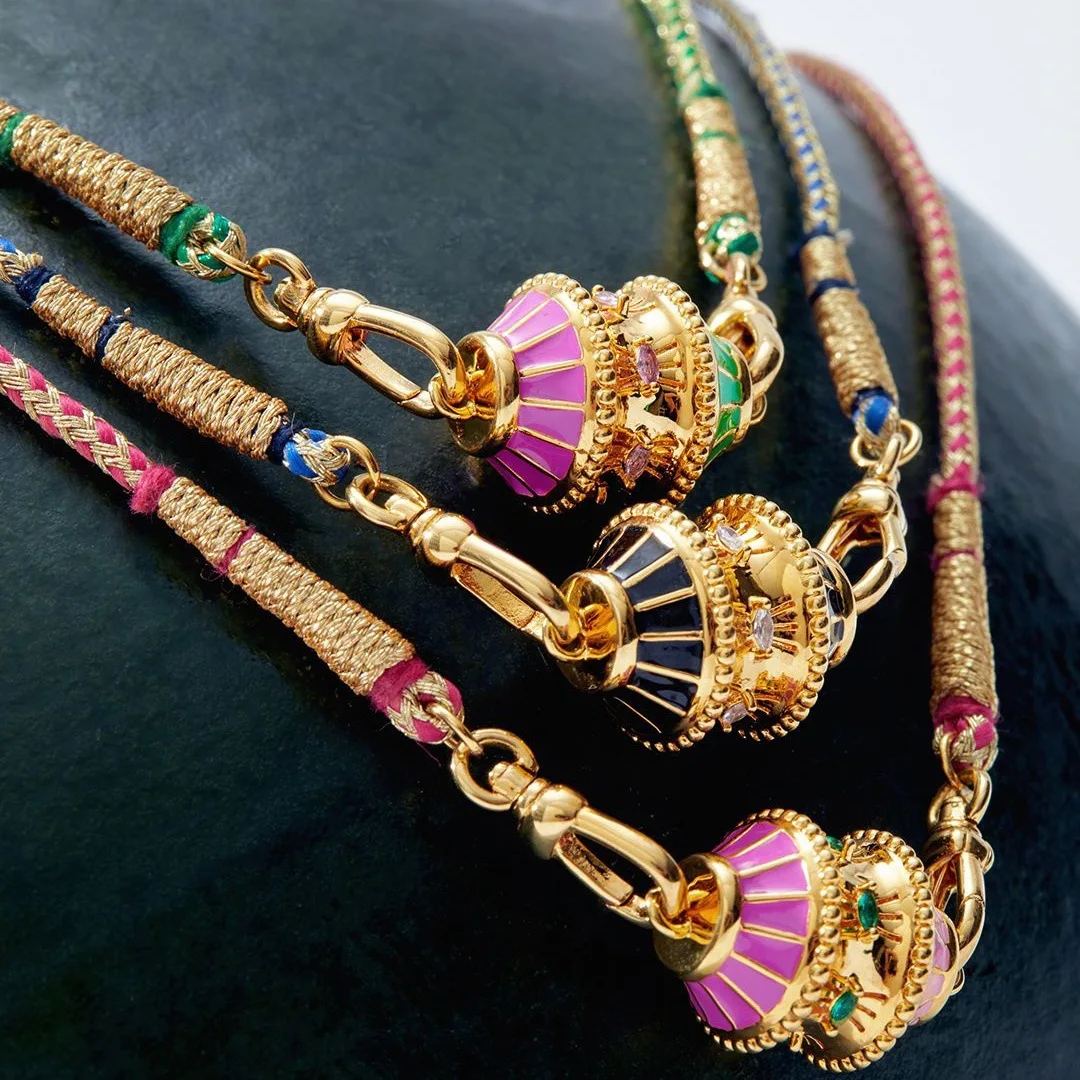 Drum Dough Pendant Twists Chain Bracelet Valentine's Day Gift Dopamine Colorful Drip Oil Tarot Bracelet Female Jewelry Gifts