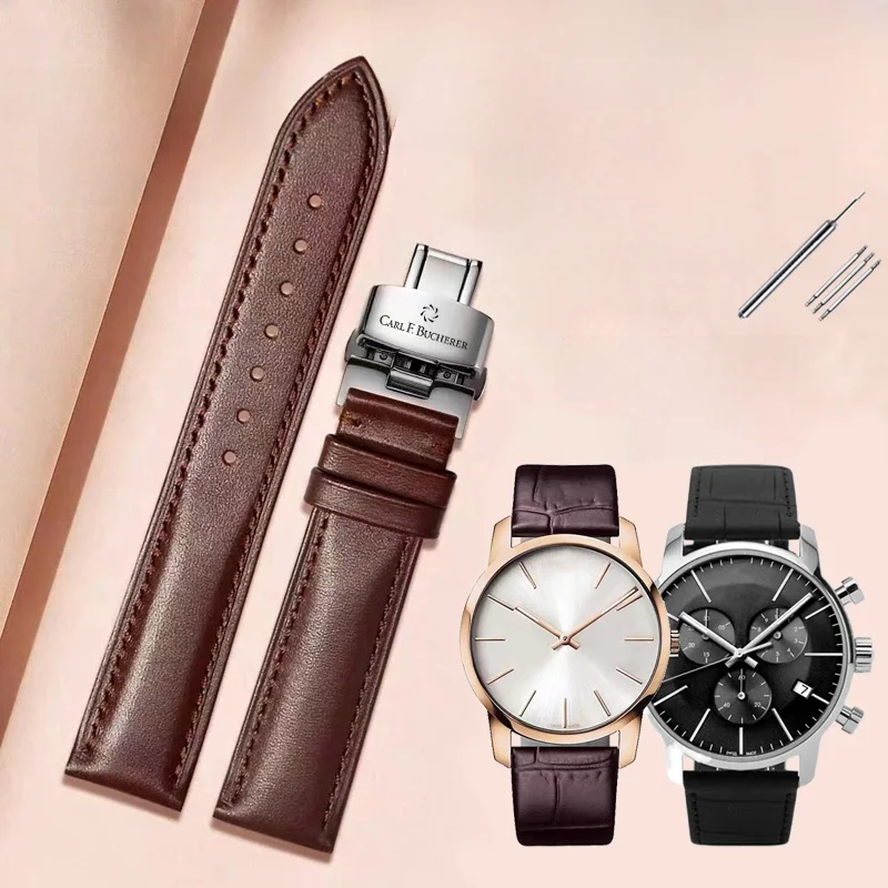 Baume Mercier Original  Buckle Watch Band True Alligator Skin Unisex 1820mm Medium Thickness Flat Interface Band