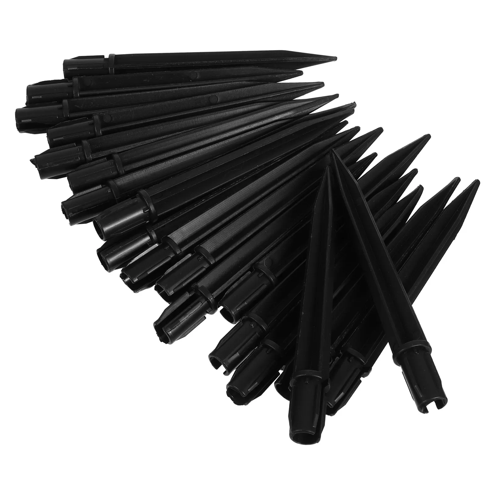 20Pcs Lawn Light Ground Stake ABS Solar Lamp Spike for Yard Garden Pathway Outdoor Lighting Replacement Sturdy Portable