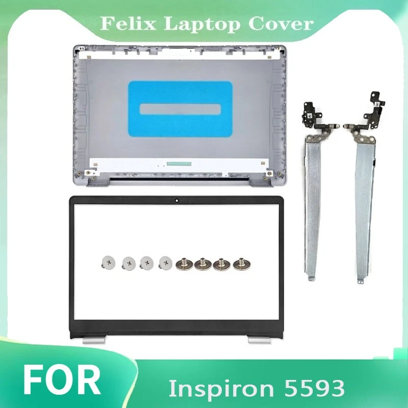 

New For Inspiron 5593 LCD Back Cover/Top Cover/Front Panel/Frame/Hinge/Silver