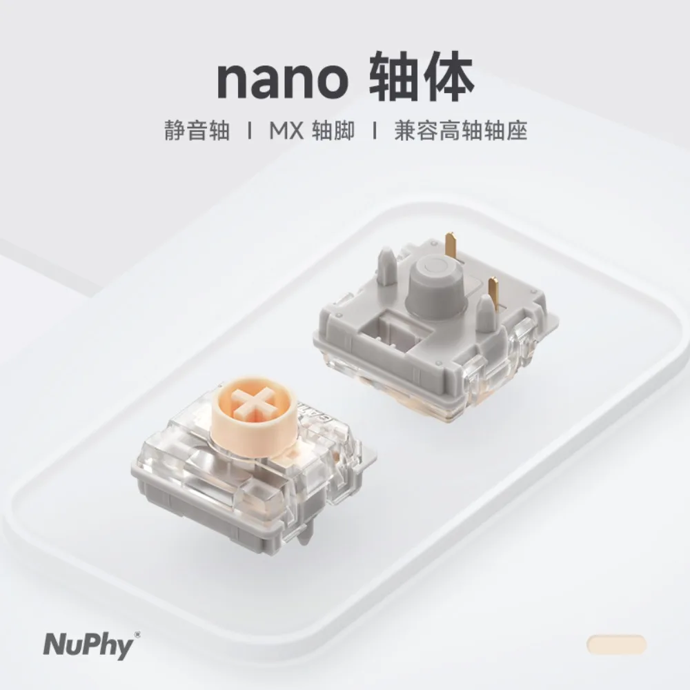 

NuPhy Nano низкопрофильный/макс линейный переключатель, аксессуары для механической клавиатуры с возможностью горячей замены, совместимые с клавиатурой с высокими сиденьями переключателей