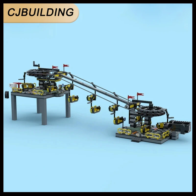 Chairlift GBC MOC Building Blocks Creative Toys Birthday Present Christmas Gift No Motor Technology Children Education