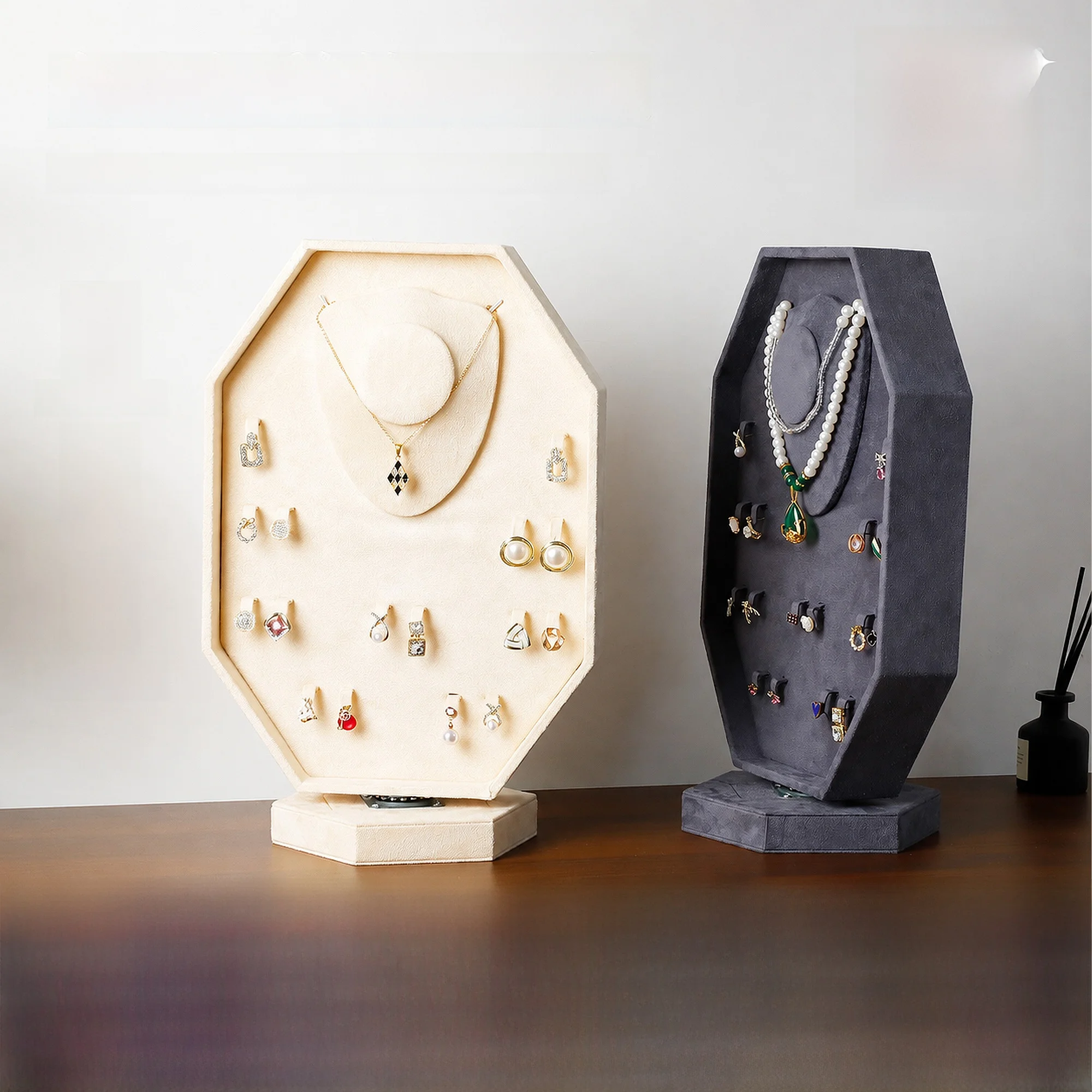 large-capacity-portrait-model-necklace-display-stand-rotatable-jewelry-accessory-storage-rack-elegant-jewelry-showcase