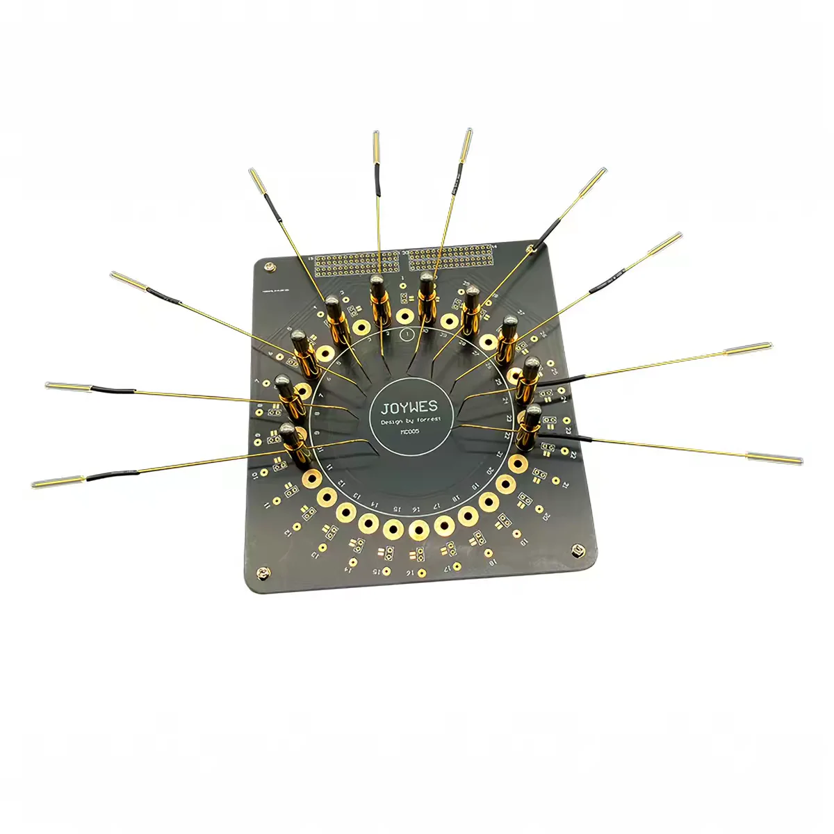 Gold-Plated Probe Positioning Tool 30-Pin Adjustable Holder for SD Card SSD Chip Flying Wire PC3000 FE Data Recovery Electronics