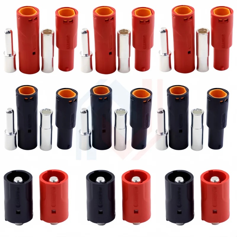 LCA60 / LCA60-M/ LCA60-F / LCA60PB-M Copper plated with silver Wire crimping high current 110A lithium battery DC plug