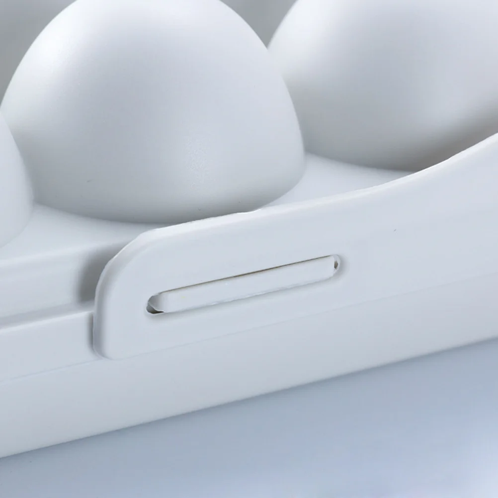 

2 Pcs Eggs Containers for Food Refrigerator Holder Storage Fridge Grey 18 Grids Tray