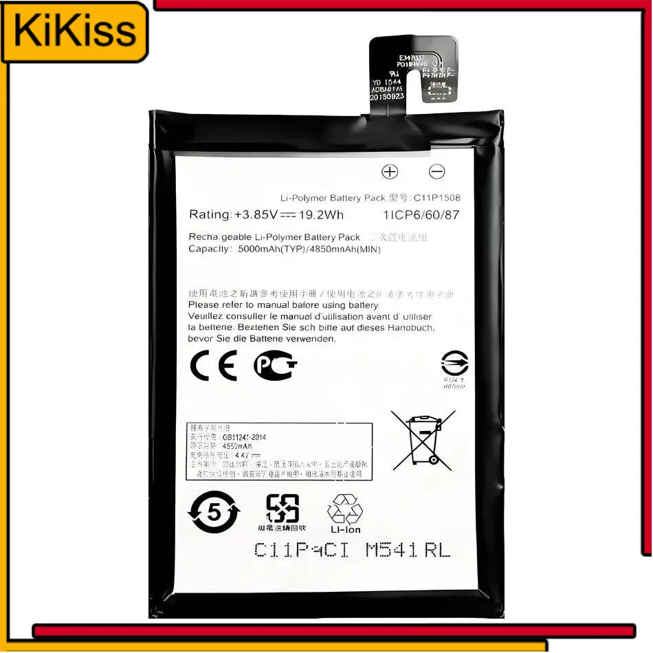 

Reliable Power C11P1508 5000Mah For Asus Zonfone Max ZC550KL Z010AD Z010D Z010DA Long-Lasting Performance Mobile Phone Battery