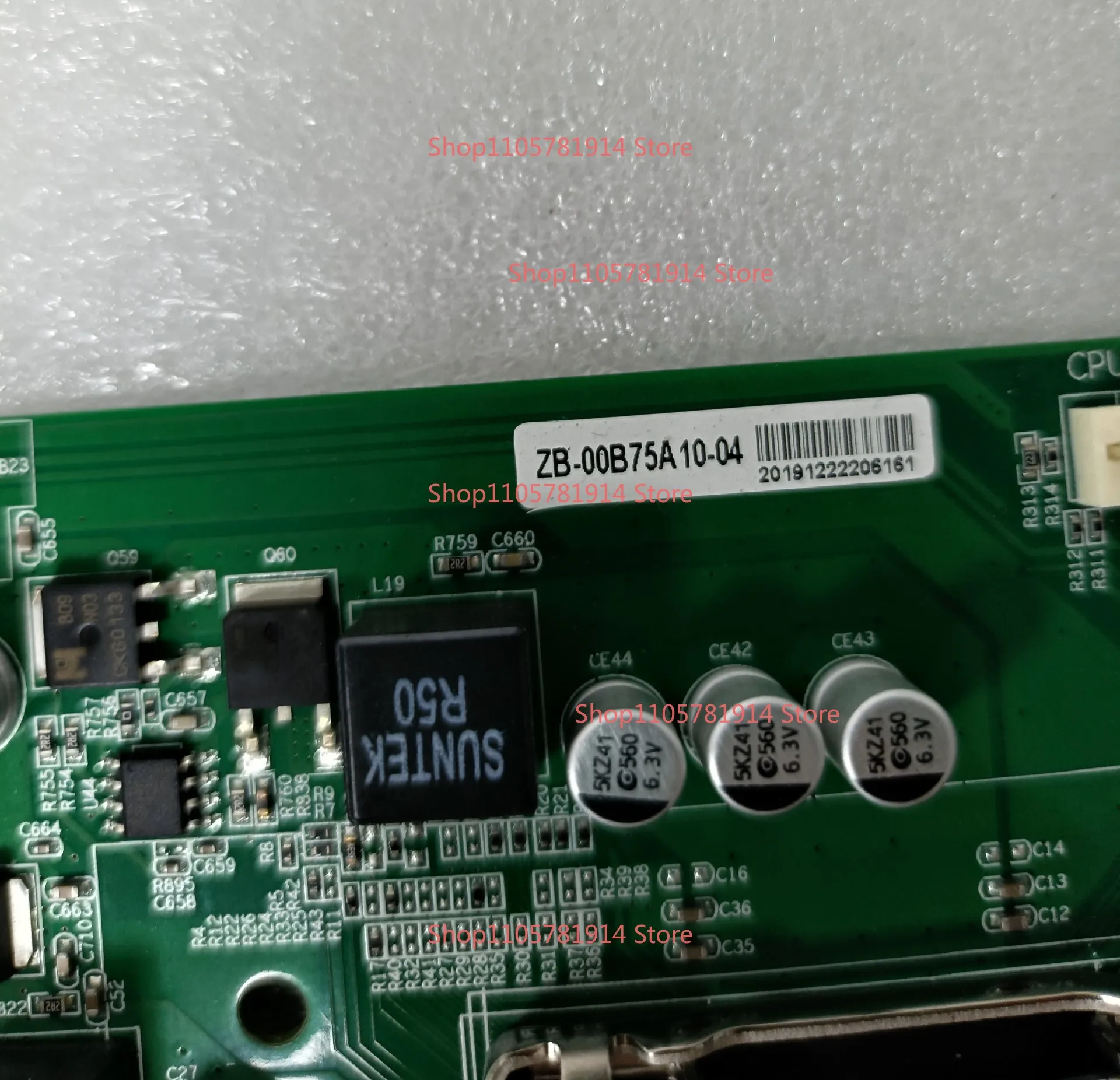 For ZB 00B75A10 04 Industrial Control Main Board B75 Chip LGA1155 Industrial Computer Main Board