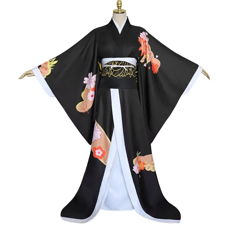 

Anime Kimetsu No Yaiba Kibutsuji Muzan Cosplay Costume Kimono Uniform Halloween Clothing