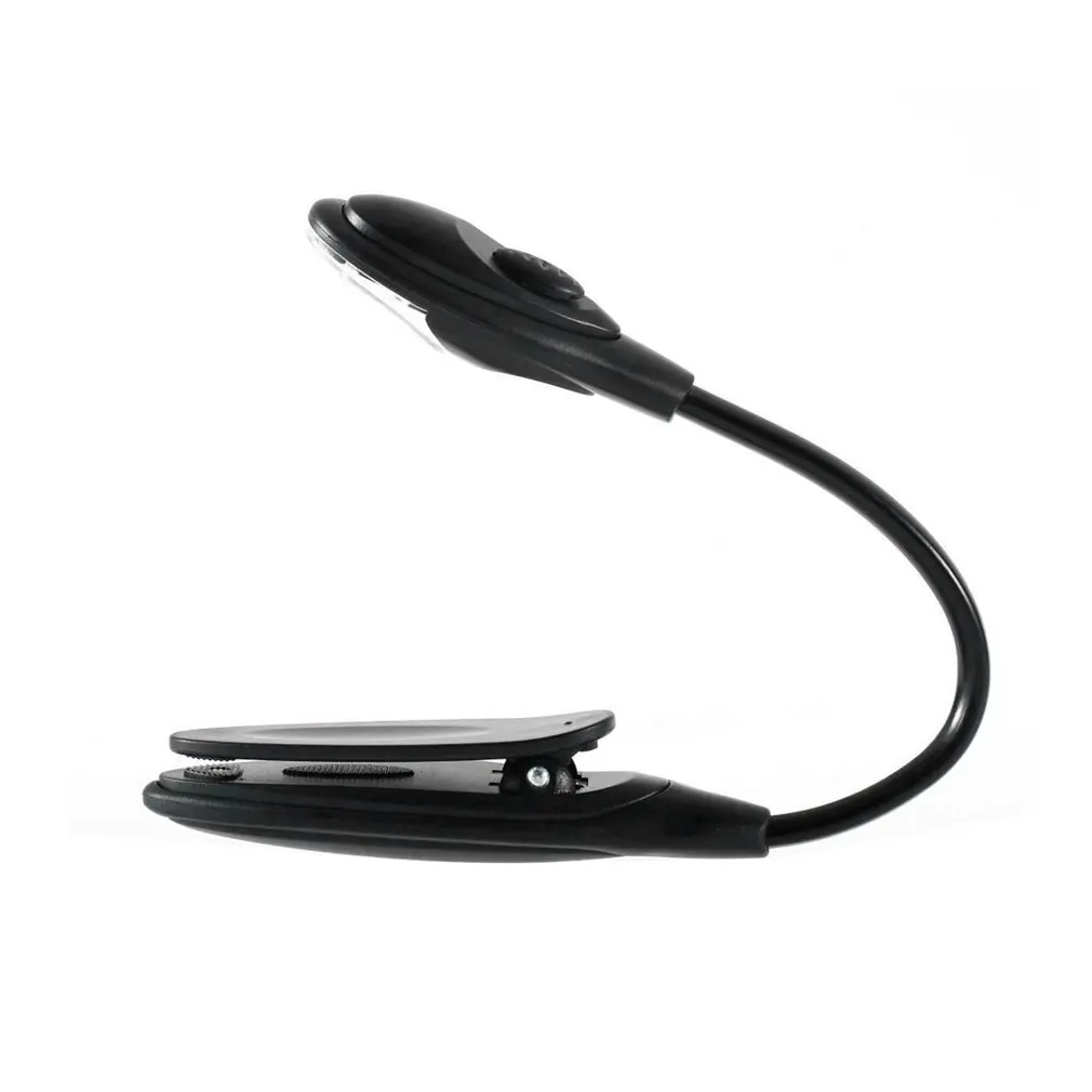 Mini portátil flexível Luzes LED Livro, Clip-On, brilhante, Livro Luz de Leitura, Lâmpada para PC, Laptop, Notebook, Viagem, Quarto, Leitor de Livros
