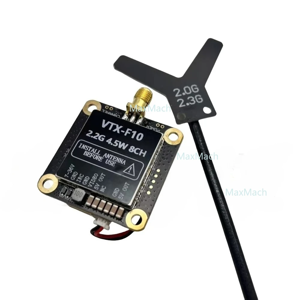

2.2G 4.5W VTX VRX 8CH 2.2Ghz Video Transmitter and Receiver Module PAL / NTSC for FPV Goggles Fatshark