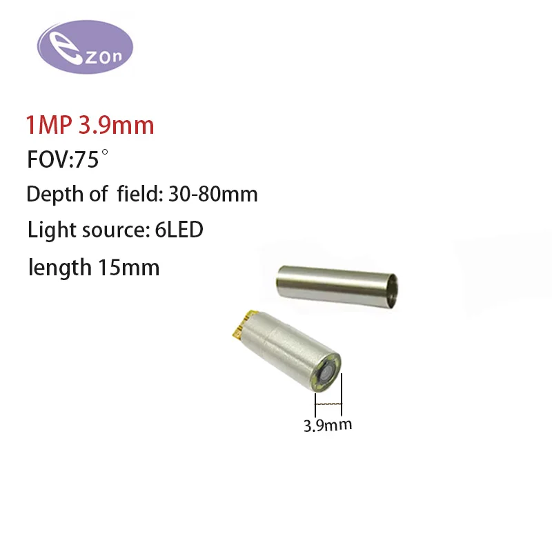 1MP 3.9mm USB Endoscope Module FOV75° Industrial Pipeline Inspection