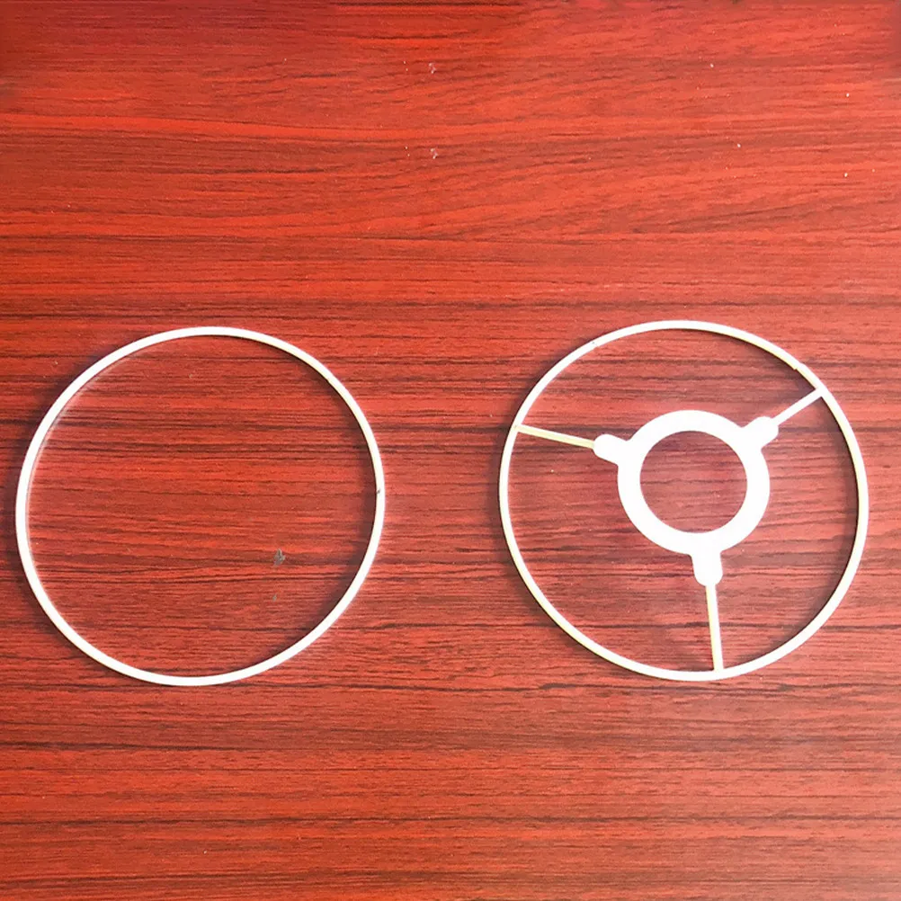 

Металлическая рамка для абажура, прочная, для самостоятельной сборки, круглое кольцо-держатель для абажура, винтажный защитный кожух для лампы, каркас для абажура