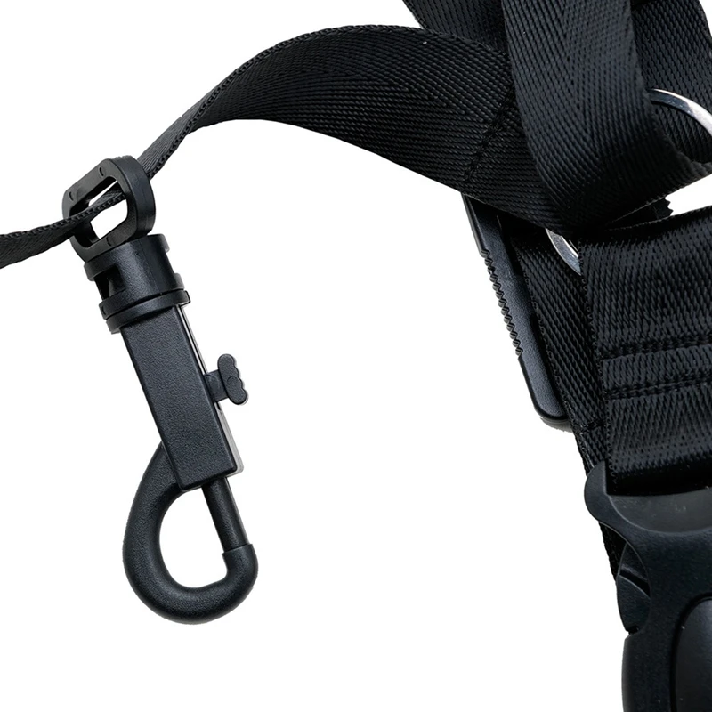 Saxophone Strap,Universal Double Shoulder Leather Strap For Sax, Adjustable Padded Harness Strap For Baritone Tenor Alto image 6